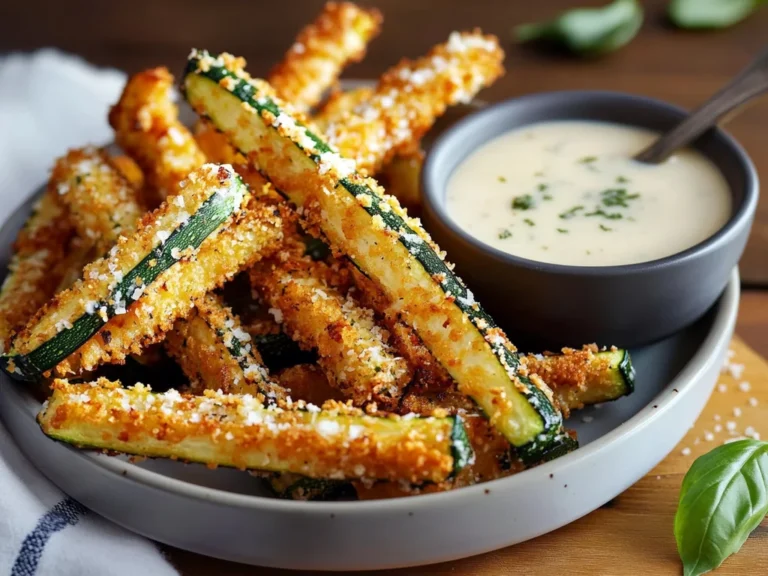 Frites de courgette à L’érable